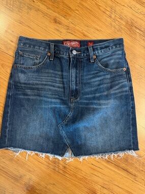 Lucky Brand Old Fashion Mini Jean Skirt Sz 6/28
